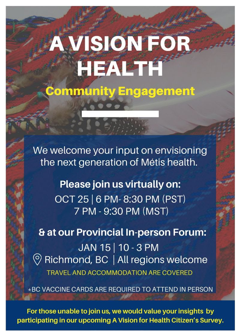 a vision for health community engagement mid island metis nation