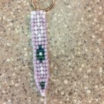 Keychain from May 2022 Loom Beading Workshop