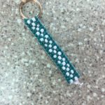 Keychain from May 2022 Loom Beading Workshop